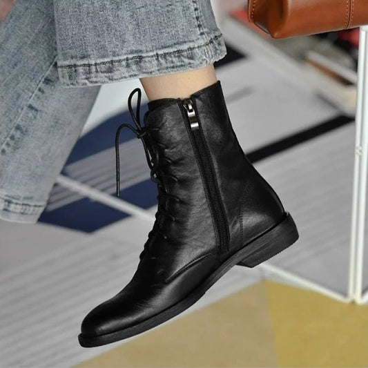 Women's Booties British Style Soft Martin Commuter Boots