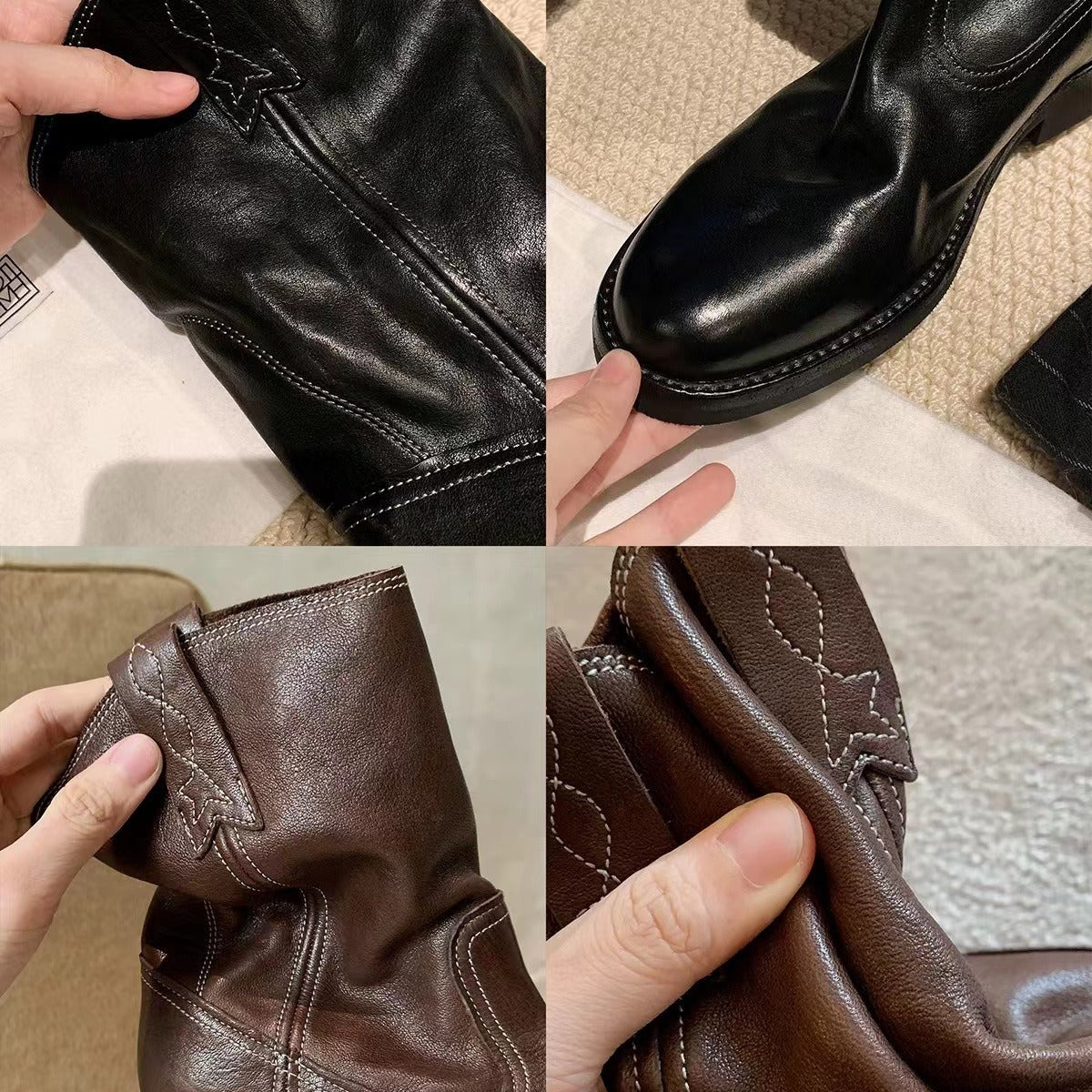 Yorkshire Horse Pointed Round Head V Boots