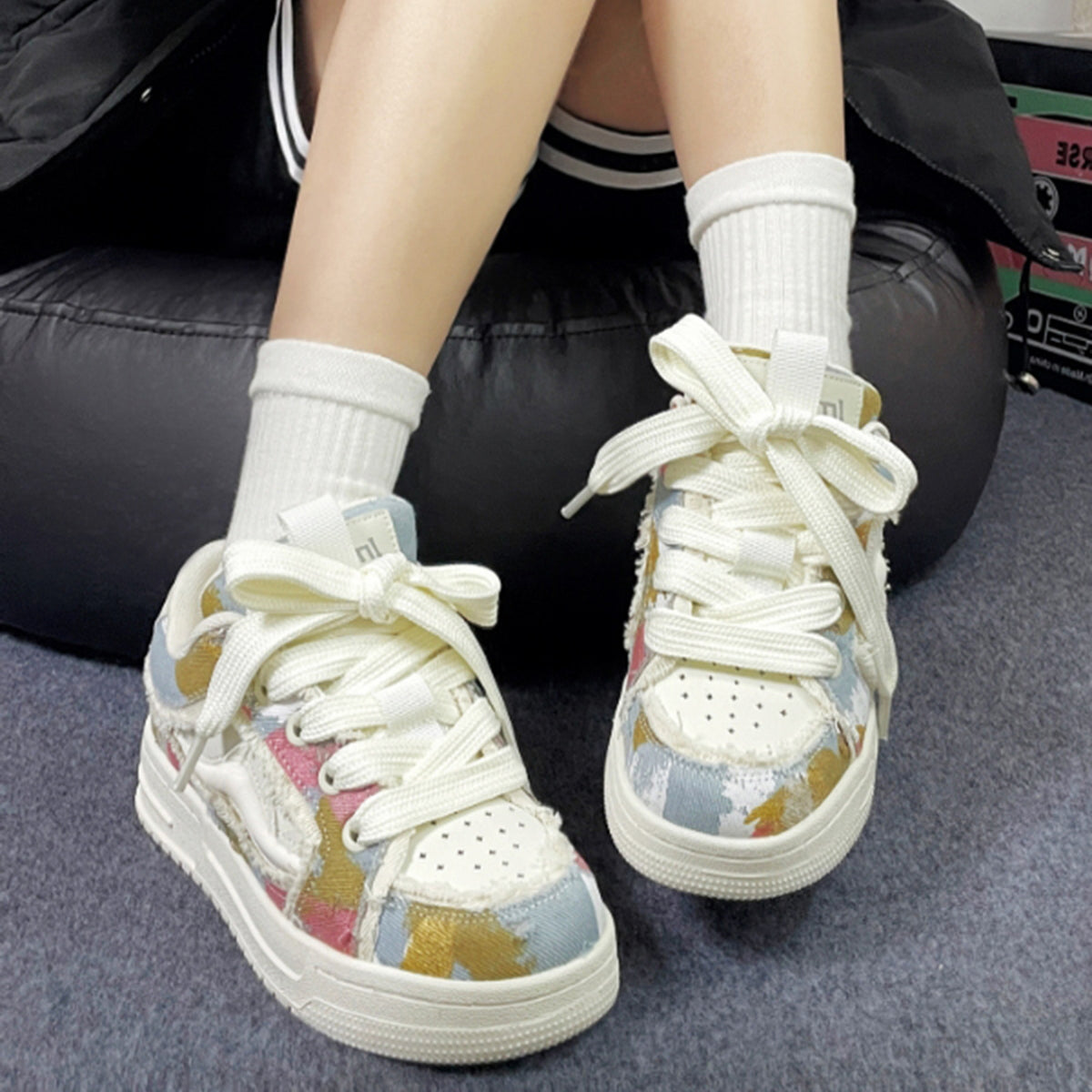 Men's Iti National Fashion Couple Platform Street Men's Board Shoes