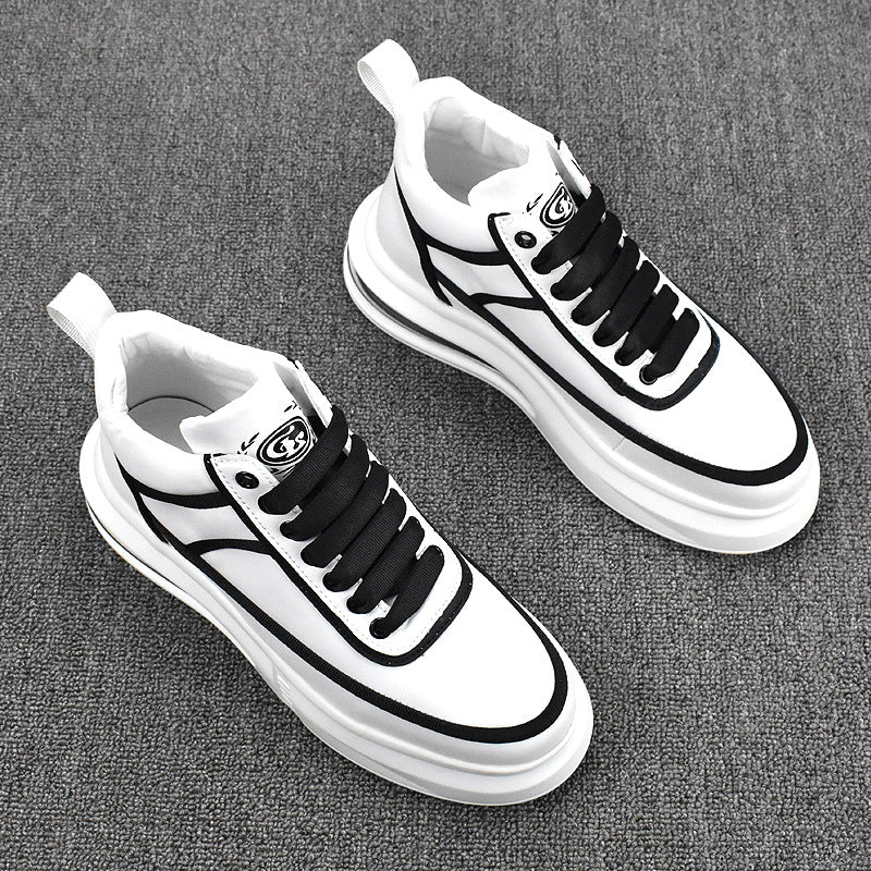 Men's Bottom Breathable Korean Trendy Board Low Top Casual Shoes