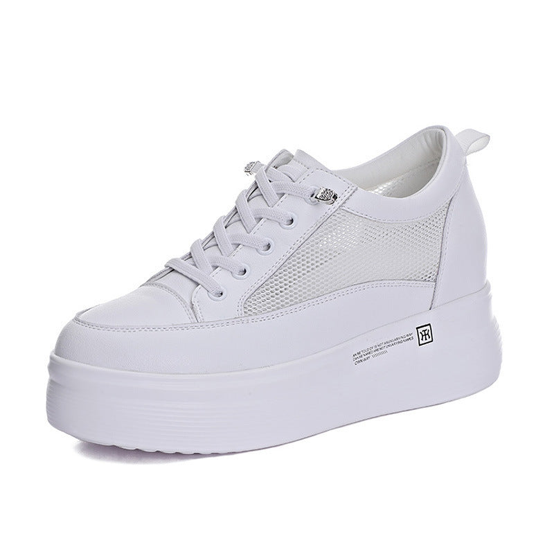Women's Autumn Pumps Platform Muffin Height Increasing Insole Women's Shoes