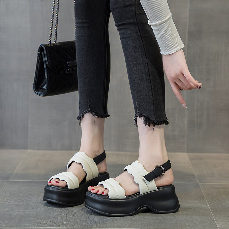 Women's Roman Style Outer Wear Summer Platform Sandals