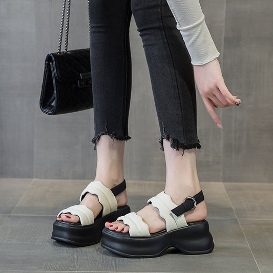 Women's Roman Style Outer Wear Summer Platform Sandals