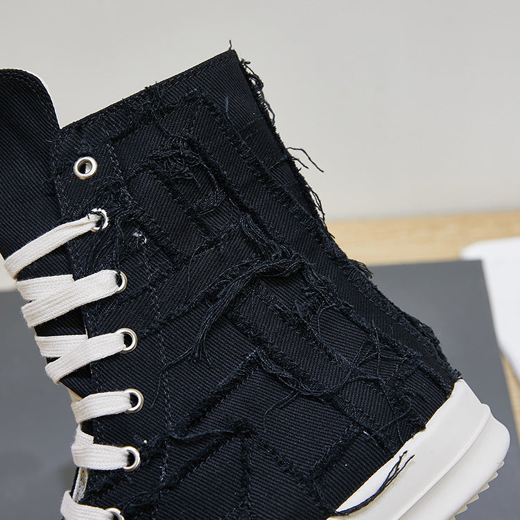 Men's Rags Breathable Couple Daily Round Toe Canvas Shoes
