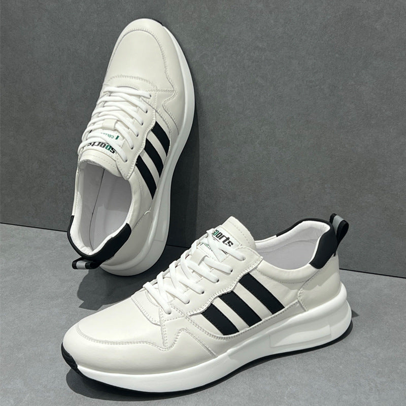 Men's Fashion Genuine Breathable Full Grain Cowhide Casual Shoes