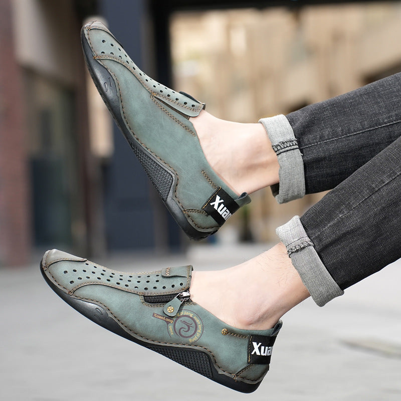 Men's Long-term Plus Size Korean Style Octopus Loafers