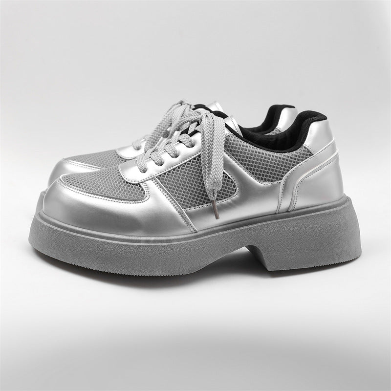 Men's Trend Good-looking Style British Low Top Leather Shoes