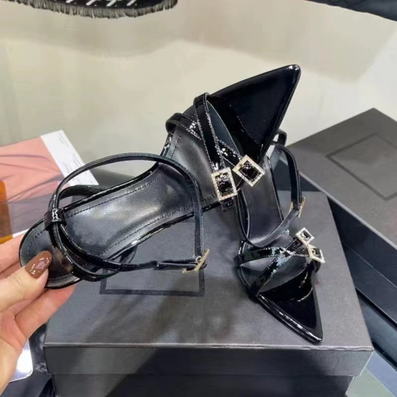 Women's Summer Thin Strap Elegant Open Toe Heels