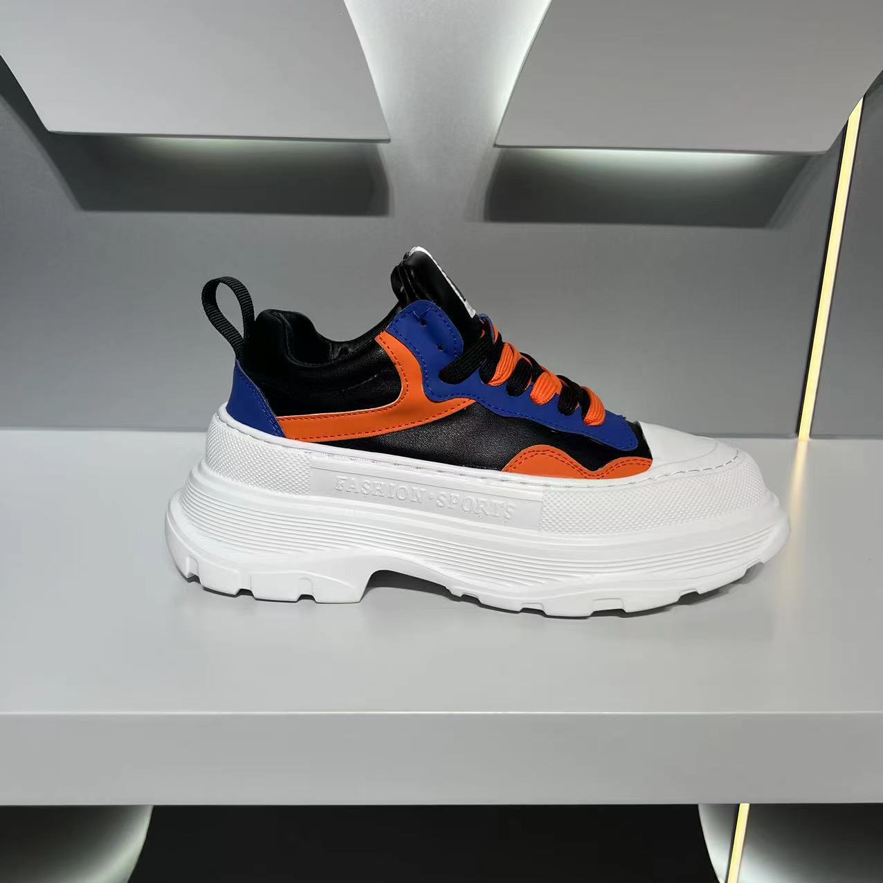 Men's Top Cloth Surface Breathable Thick Bottom Sneakers