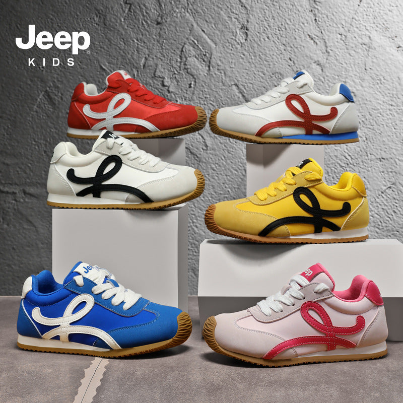 Children's Summer Lightweight Mesh Moral Training Middle Sneakers