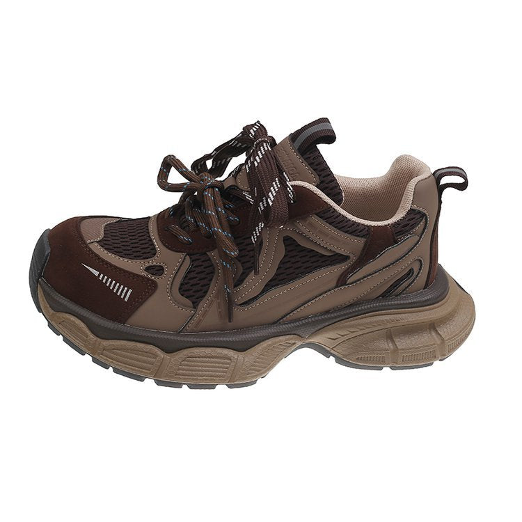 Women's Thick-soled Mesh Surface Clunky Breathable Niche Casual Shoes