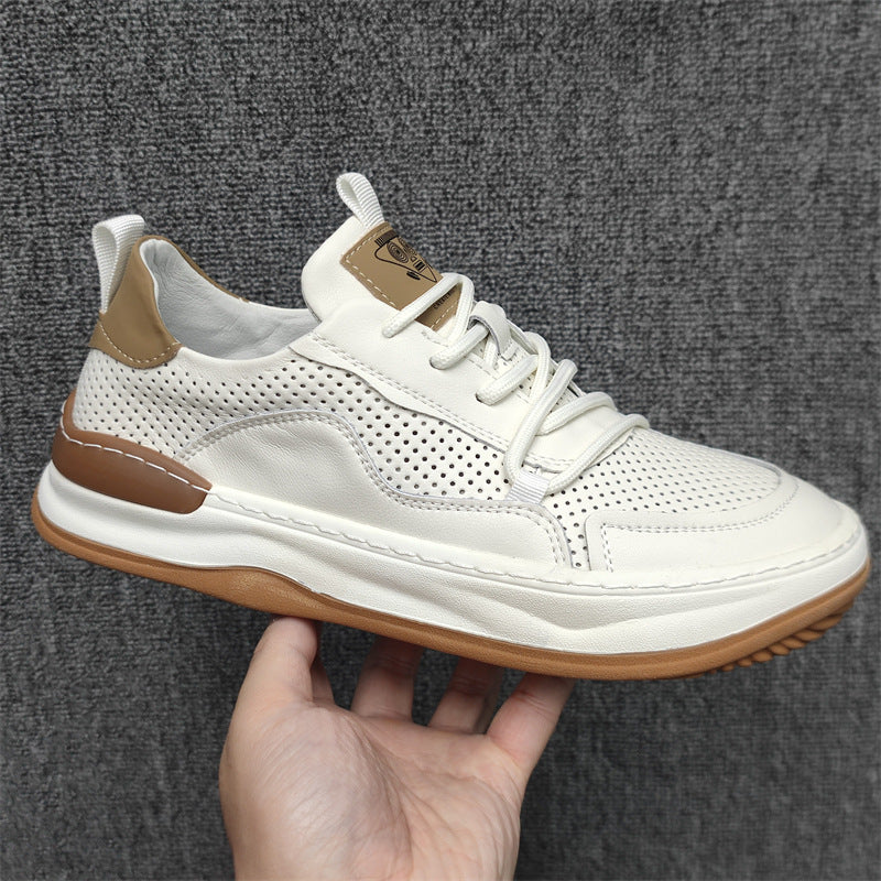 Men's Summer Hole Ventilation Lightweight Trendy Sports Sneakers