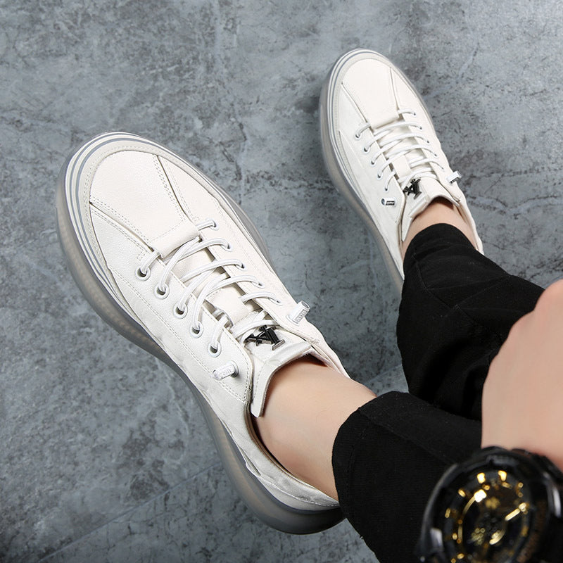 Men's Genuine Air Cushion Soft Bottom Height Men's Casual Shoes