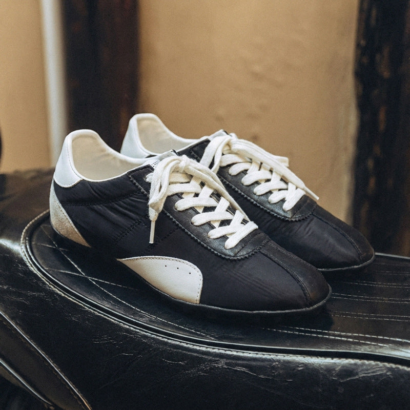 Women's Genuine Retro Height Increasing Insole German Training Early Spring Versatile Sneakers