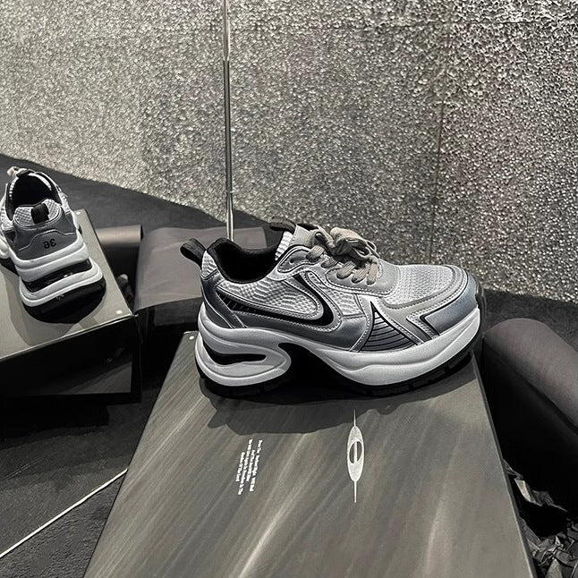 Women's Sier Platform Spring Authentic Lace Up Sneakers