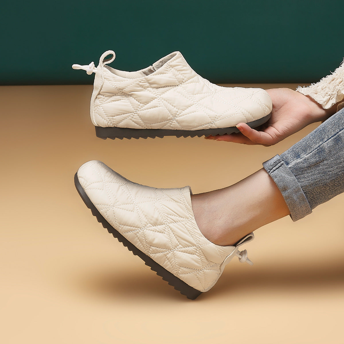 Women's Protection Slip-on Comfortable Mom Flat Bottom Women's Casual Shoes