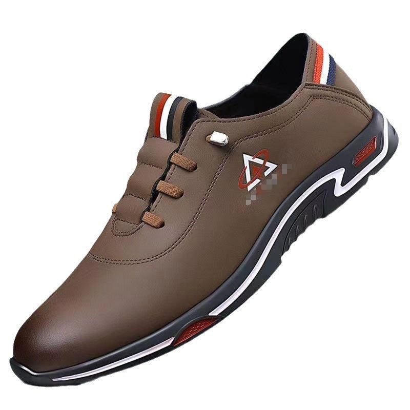 Men's Surface Tods Flat Simplicity Daily Hiking Leather Shoes