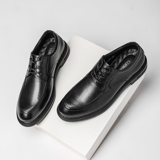 Men's Large Size Soft Bottom British Business Leather Shoes