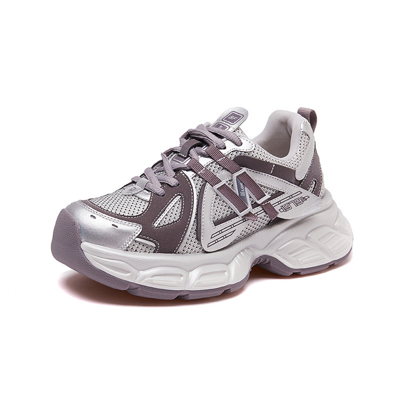 Women's Dad Fashionable Spring Korean Style Thick Sneakers