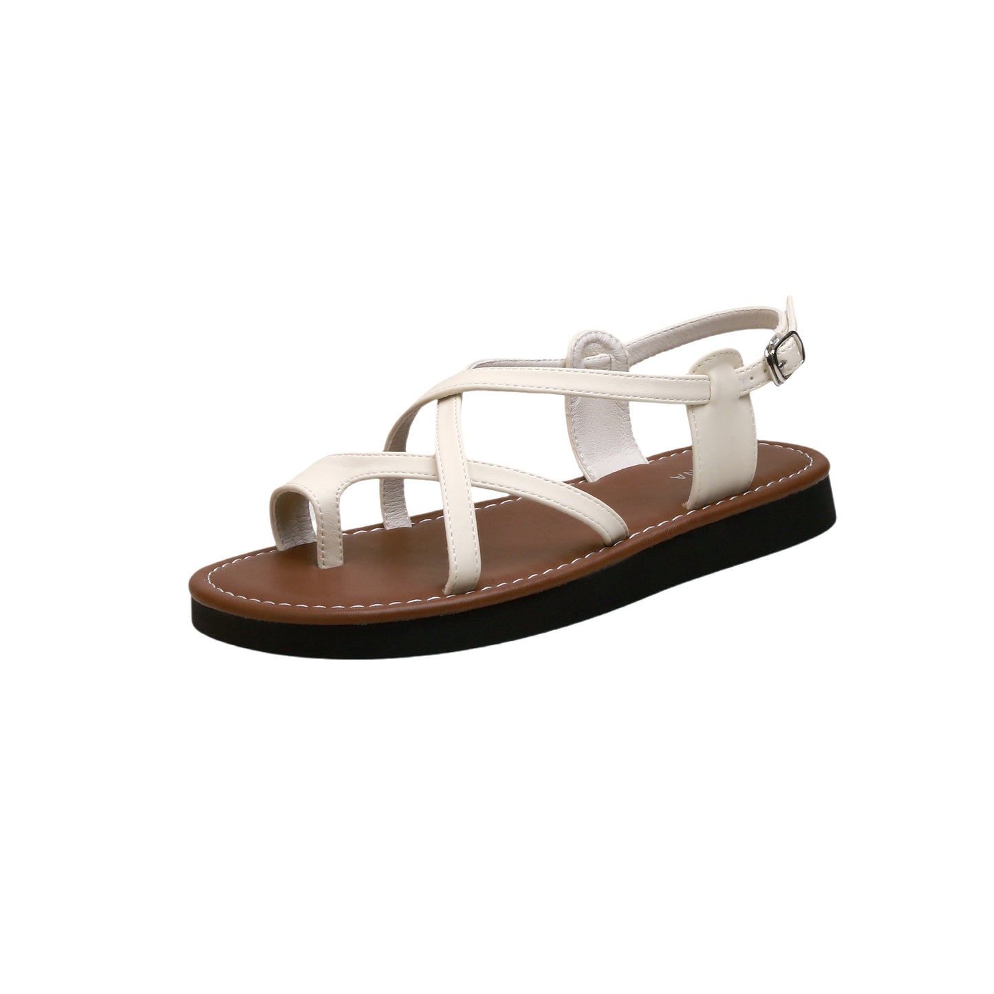 Women's Toe Covering Soft Bottom Niche Roman Sandals