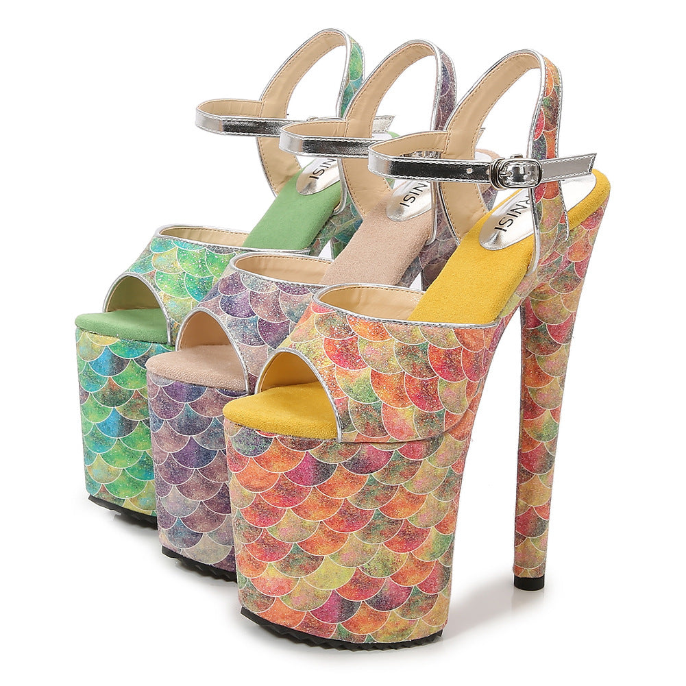 Women's Platform Model Stiletto Stage Car Catwalk Heels
