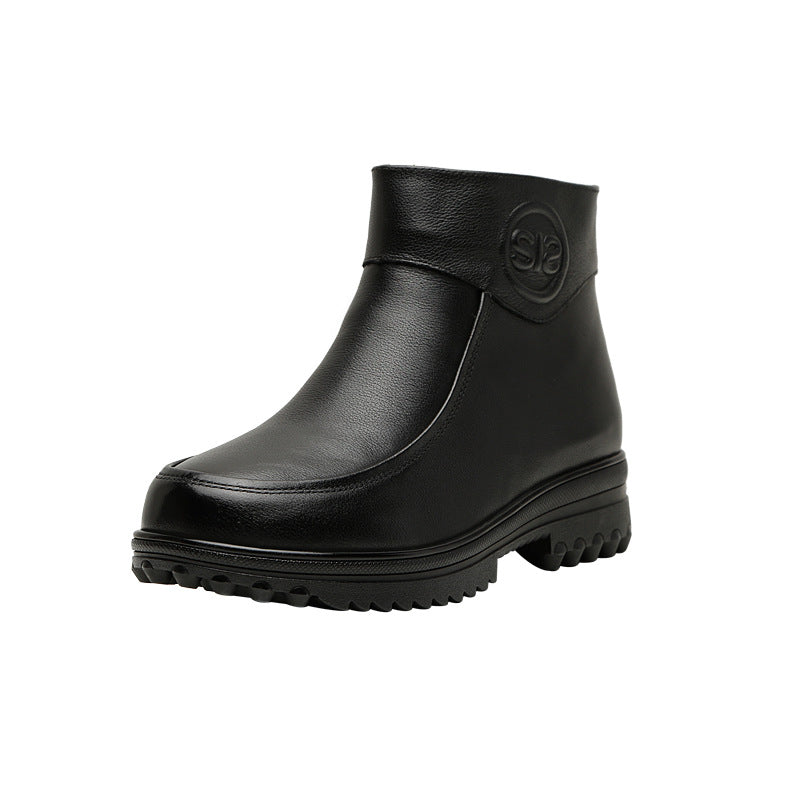 Women's People Winter Cotton Outer Wear Waterproof Women's Shoes