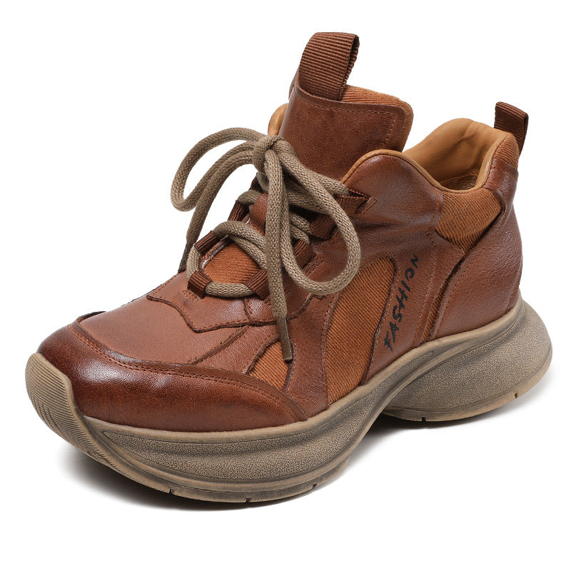 Women's Thick Bottom Sports Dad Light Luxury Sneakers