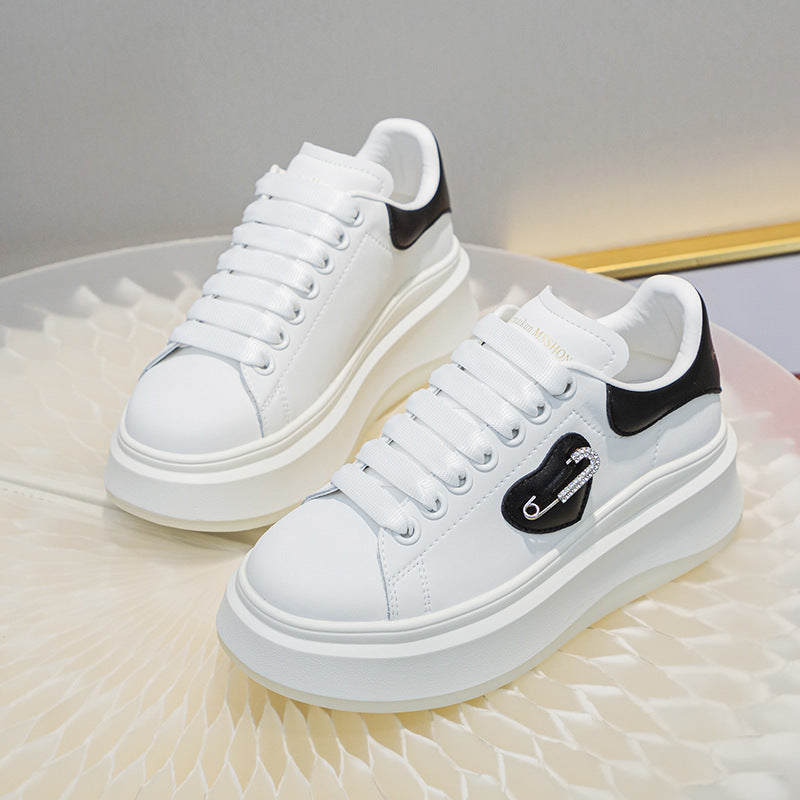 Women's & Men's Pumps Autumn Muffin Color Matching Small Men's Shoes
