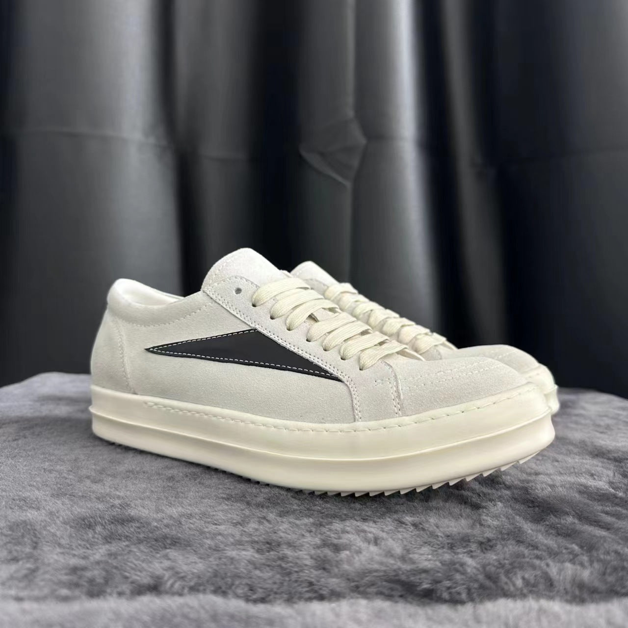 Small Briefs Genuine Thick Bottom Yuan Black Sneakers
