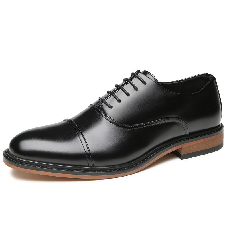 Men's Summer Formal Wear Three Joint Oxford Derby Korean Men's Shoes