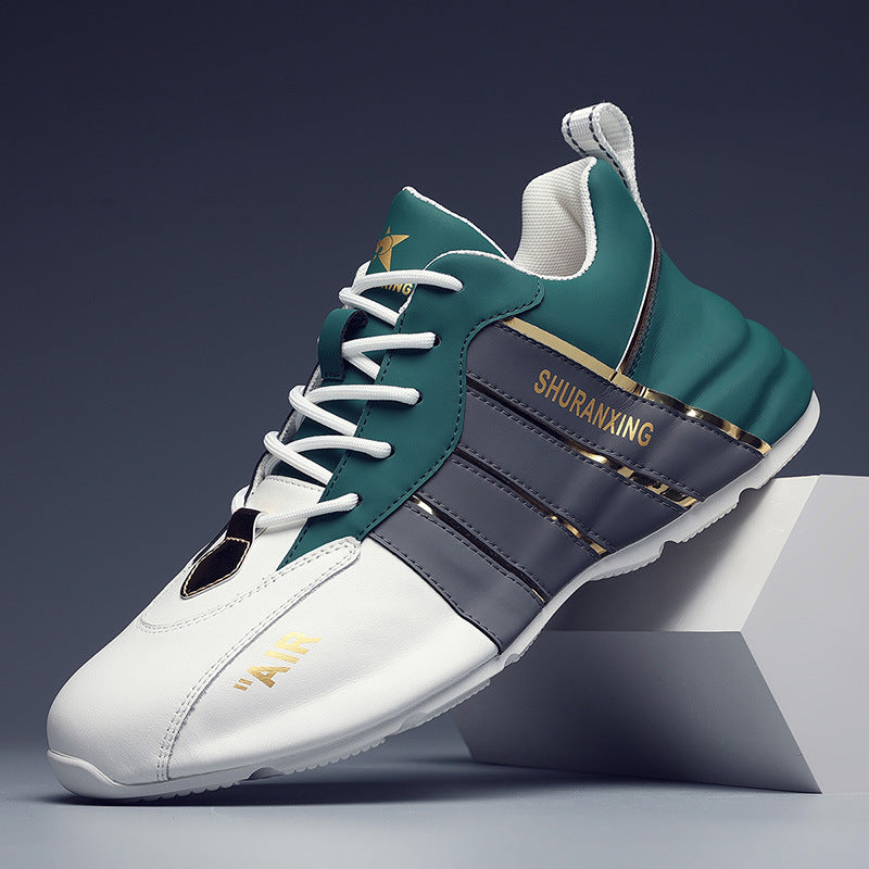 Men's Summer Dad Height Increasing Comfortable Cowhide Soft Men's Casual Shoes