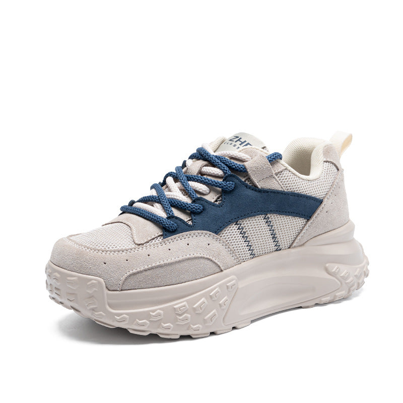 Women's Spring Thick-soled Small Elevator Wild Lightweight Casual Shoes