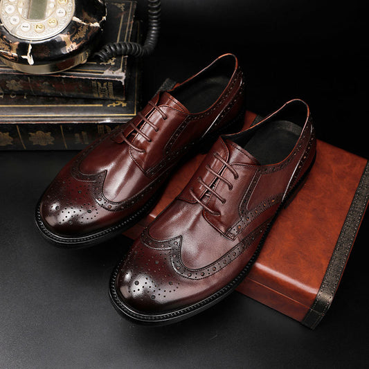 Men's Good Year Plus Size Business Formal Wear Leather Shoes