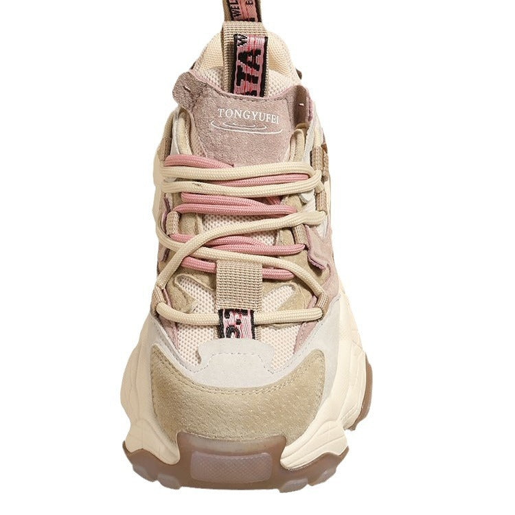 Women's Goods Frosted Retro Daddy Spring Thick Sneakers