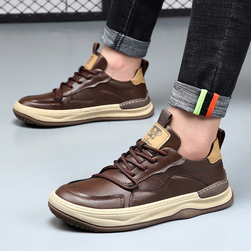 Men's Plus Size Spring Head Tilt Clown Men's Casual Shoes