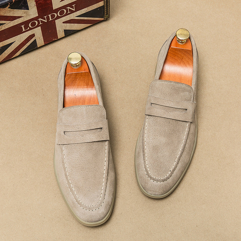 Men's Size Slip On Trendy Simple Formal Wear Men's Business Leather Shoes