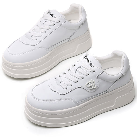 Women's Block Platform Heightened Easy Wear Autumn Casual Shoes