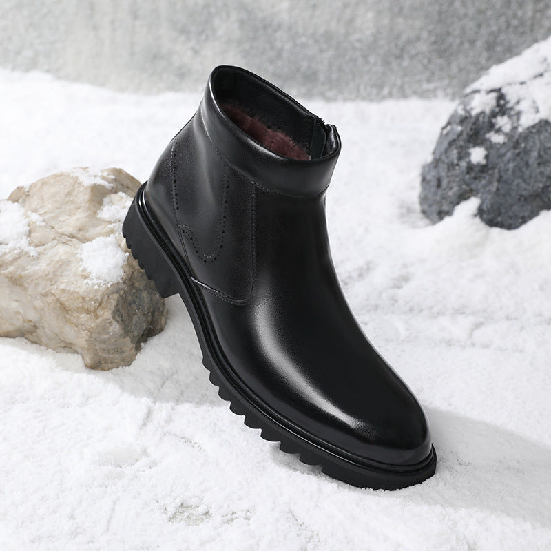 Men's Integrated Winter Warm With Veet Wool Boots