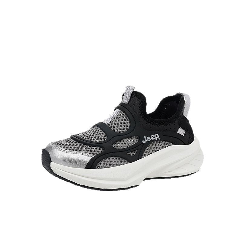 Children's Boy's Summer Breathable Mesh Slip-on Running Kid's Sneakers