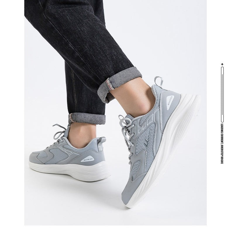 Men's Autumn Mesh Breathable Couple Lightweight Thick Bottom Sneakers