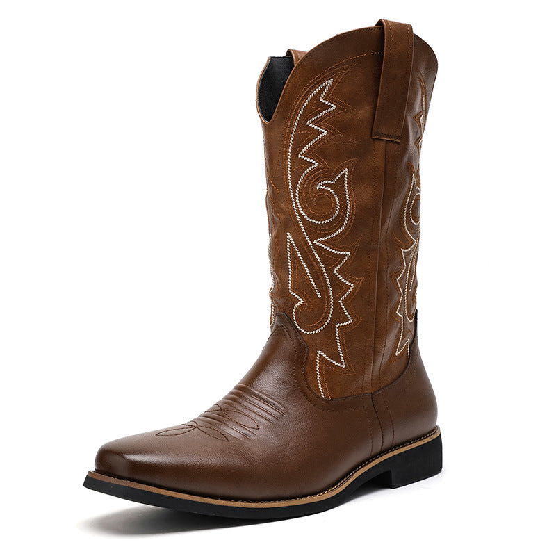 Men's Four National Fashion Flower Martin Plus Boots