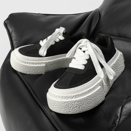 Men's Summer Breathable Thin Mesh Board Thick Sneakers
