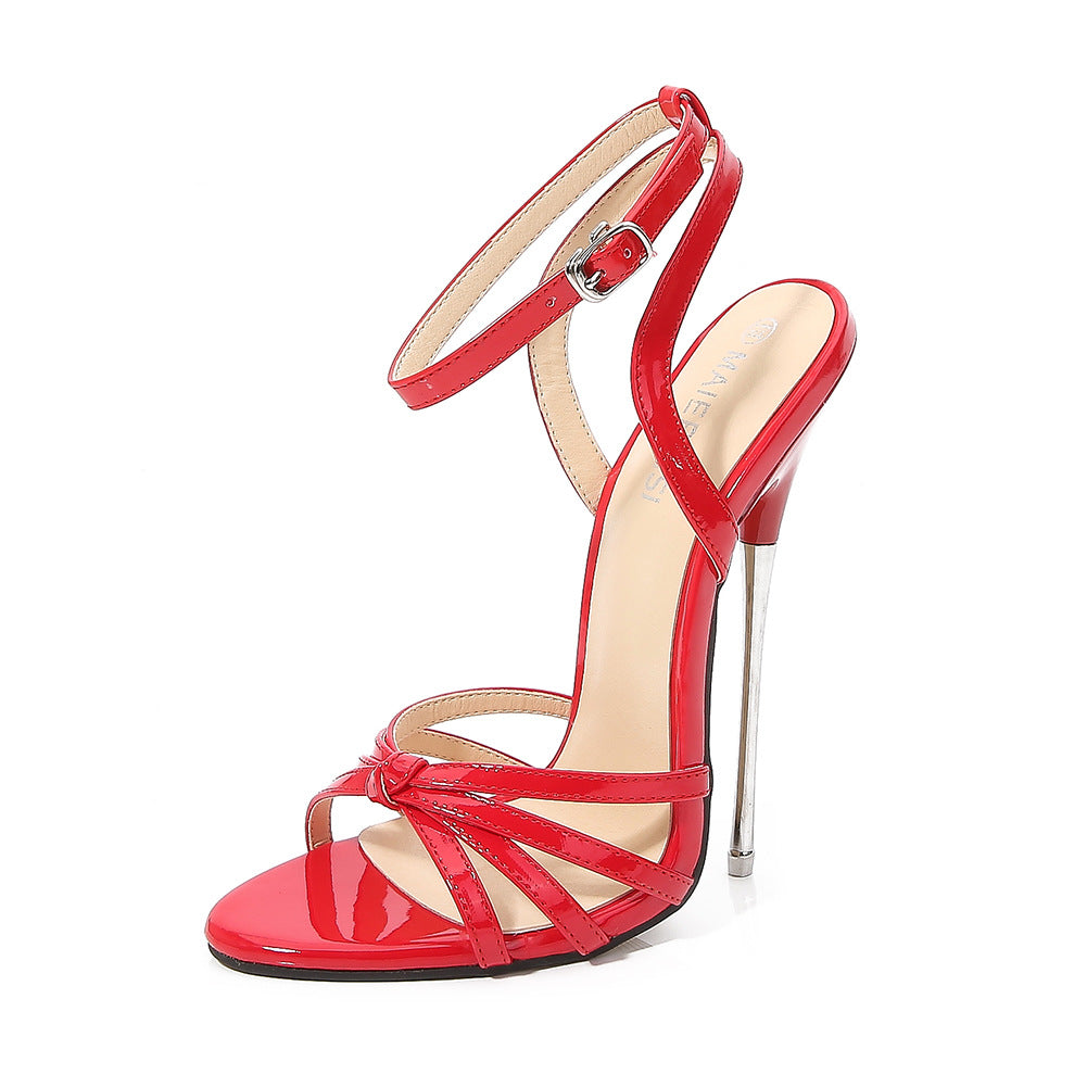 Buckle Stiletto Sexy Nightclub Bed High Heels