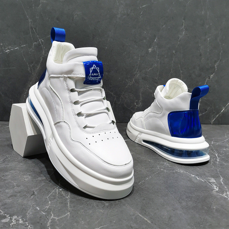 Men's Air Cushion Soft Bottom White Slip-on Fashion Trendy Casual Shoes