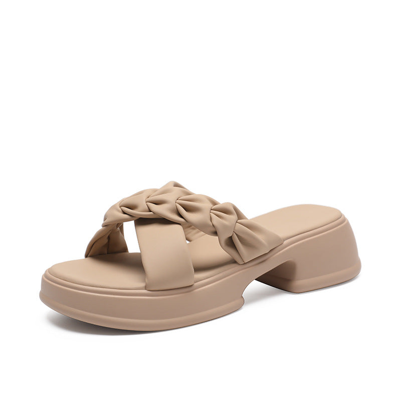 Women's Outdoor Fairy Soft Back Thick Lightweight Slippers