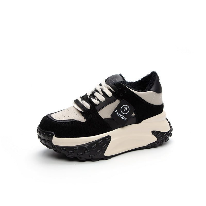 Women's Dad Thick-soled Sports Korean White Trendy Women's Casual Shoes
