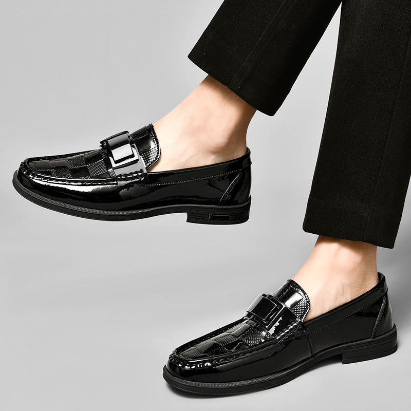 Men's Cowhide Small Size Breathable Soft Bottom Plus Loafers