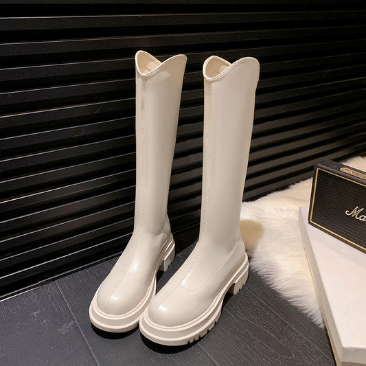 Cut Below The Knee Stretch Thin Boots