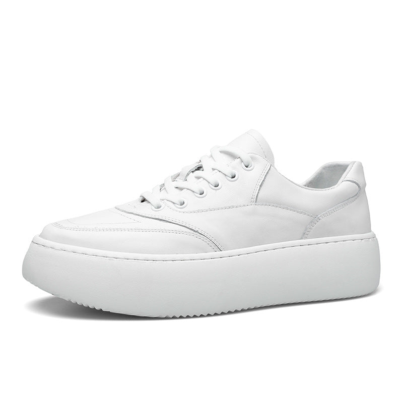 Men's Board Winter Fleece-lined Platform Heightened Daddy Sneakers