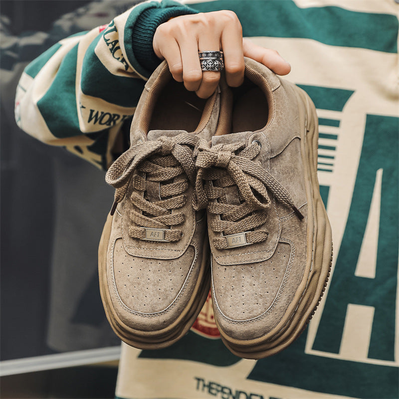 Men's Oxford Sole With Dissoed Air Force Sneakers